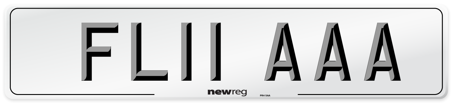 FL11 AAA Number Plate from New Reg